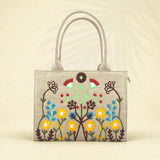 ZEMIMAAS Jute Blush Wood Beige tote bag, view 5