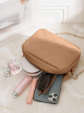 ZEMIMAAS Urban Chic Beige pu leather crossbody bag, view 4