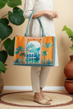 ZEMIMAAS Tropical Vibes canvas tote bag, view 2