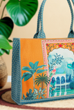 ZEMIMAAS Tropical Vibes canvas tote bag, view 3