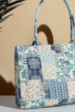 ZEMIMAAS Blossom Blue canvas tote bag, view 3