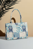 ZEMIMAAS Blossom Blue canvas tote bag, view 2