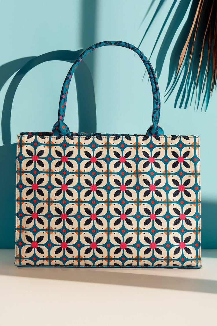 ZEMIMAAS Canvas Tote Bag Petal Rush