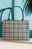 ZEMIMAAS Petal Rush canvas tote bag