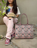 ZEMIMAAS Palm Pink canvas tote bag, view 2