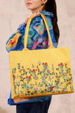 ZEMIMAAS Sunbeam Floral canvas tote bag, view 2