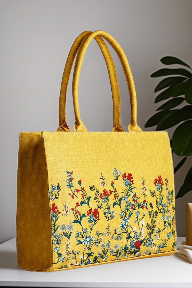 ZEMIMAAS Canvas Tote Bag Sunbeam Floral