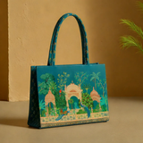 ZEMIMAAS Peacock canvas tote bag