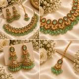 Mint Green Gold Bridal Set — Full Set Grid