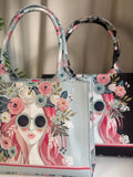ZEMIMAAS Cherry Twinkle Black canvas tote bag, view 5
