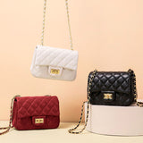 ZEMIMAAS Docklock White pu leather crossbody bag, view 6