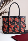 ZEMIMAAS Midnight Bloom canvas tote bag