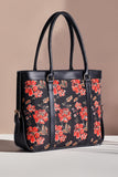 ZEMIMAAS Midnight Bloom canvas tote bag, view 3