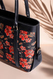 ZEMIMAAS Midnight Bloom canvas tote bag, view 4