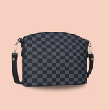 ZEMIMAAS Checkered Black canvas tote bag, view 3