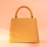 ZEMIMAAS Fest Yellow pu leather handbag, view 3