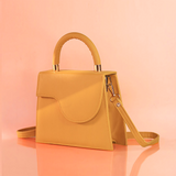 ZEMIMAAS Fest Yellow pu leather handbag, view 6