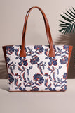 ZEMIMAAS Side Rexine SkyLeaf canvas tote bag
