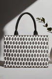 ZEMIMAAS Handle White canvas tote bag, view 3