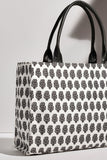 ZEMIMAAS Handle White canvas tote bag, view 4