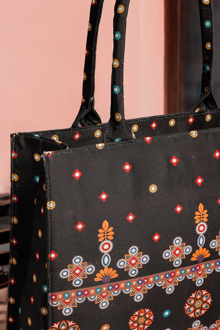 ZEMIMAAS Canvas Tote Chic Spots
