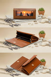 ZEMIMAAS Clutch pu leather wallet, view 2