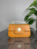 ZEMIMAAS Dot Luxe Mustard pu leather handbag, view 5