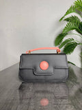 ZEMIMAAS Dot Luxe Black pu leather handbag, view 4