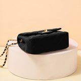 ZEMIMAAS Docklock Black pu leather crossbody bag, view 2