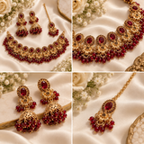 Ruby Gold Jewelry Set — Detail Grid