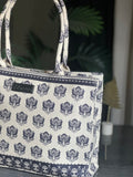 ZEMIMAAS Lotus canvas tote bag, view 5