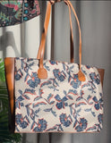 ZEMIMAAS Side Rexine SkyLeaf canvas tote bag, view 4