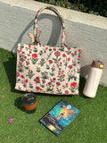 ZEMIMAAS Peach Blossom canvas tote bag, view 6
