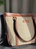 ZEMIMAAS Jute Tan Brown tote bag, view 5