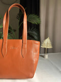 ZEMIMAAS Rust pu leather shoulder bag, view 6