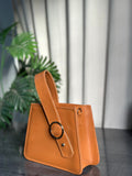 ZEMIMAAS RingBloom Brown pu leather handbag, view 6