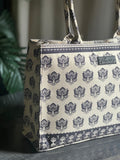 ZEMIMAAS Lotus canvas tote bag, view 6