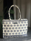 ZEMIMAAS Lotus canvas tote bag, view 4