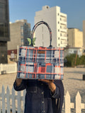 ZEMIMAAS Check Mate canvas tote bag, view 5