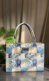 ZEMIMAAS Blossom Blue canvas tote bag, view 4