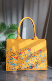 ZEMIMAAS Sunbeam Floral canvas tote bag, view 5