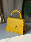 ZEMIMAAS Fest Yellow pu leather handbag, view 7