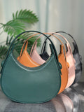 ZEMIMAAS Plain Hobo Green pu leather handbag, view 7