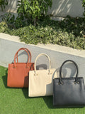 ZEMIMAAS Élan Brown pu leather shoulder bag, view 5