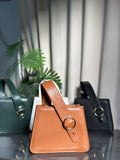 ZEMIMAAS RingBloom Brown pu leather handbag, view 7