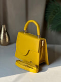 ZEMIMAAS Fest Yellow pu leather handbag, view 8