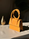 ZEMIMAAS Jacqumues Gold Yellow handbag, view 6