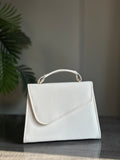 ZEMIMAAS Royal Box White pu leather handbag, view 3
