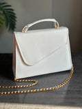 ZEMIMAAS Royal Box White pu leather handbag, view 2