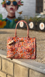 ZEMIMAAS Rosewood canvas tote bag, view 3